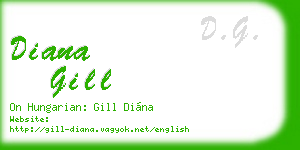 diana gill business card